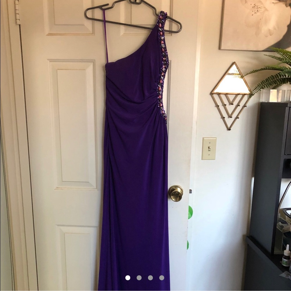 Purple prom dress